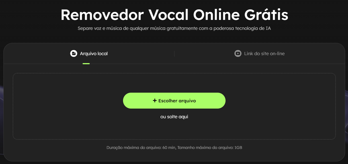 removedor vocal