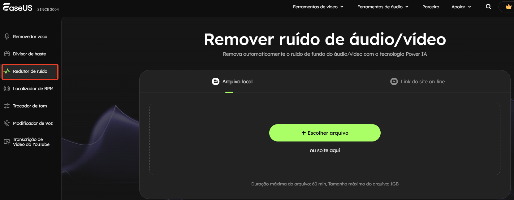 Encontre redutor de ruído