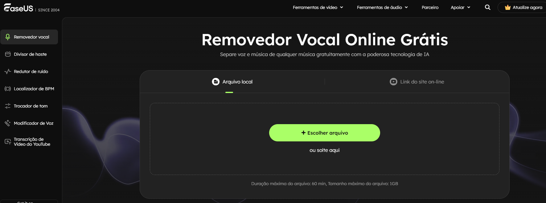 carregar arquivos