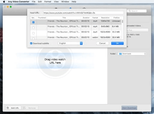 Any Video Converter für Mac Free