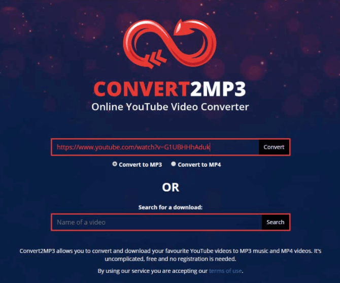 Videos mit Convert2MP3 in MP3 umwandeln
