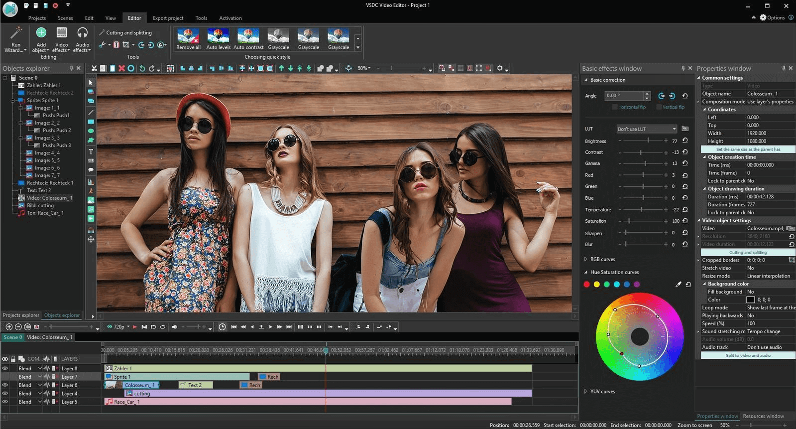 Videos beschleunigen und verlangsamen - VSDC Video Editor