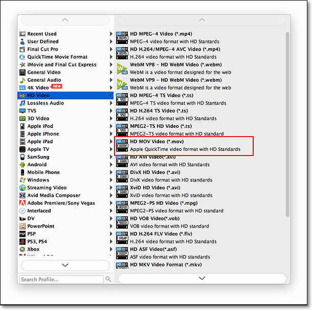 digiber convert YouTube video to mov