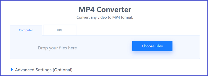 FreeConvert - convert MPEG to MP4 online