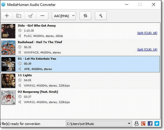 MediaHuman Audio Converter - best free MP3 converter