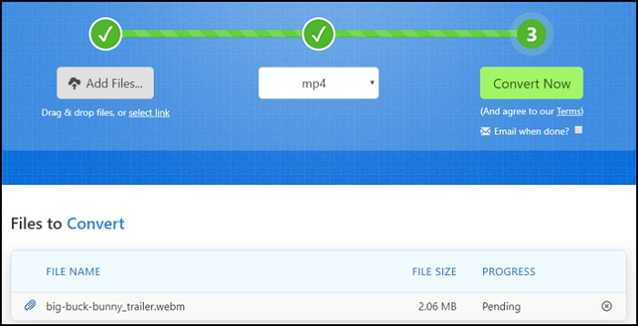 Convert MP3 to MP4 online