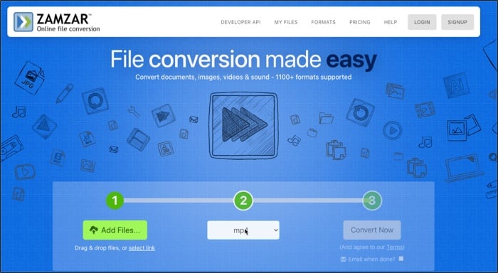 MKV to MP4 Converter - Zamzar