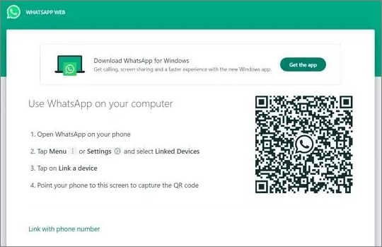 WhatsApp 로그인