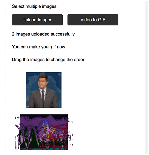 gifmakerで写真を閲覧