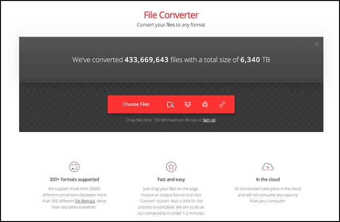 ConvertioでMKVをMP4にオンラインで変換する