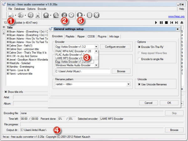 fre:ac Free Audio Converter