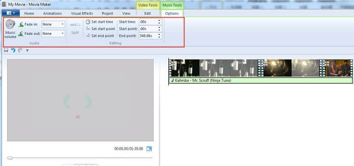 Windows Movie Makerを使うことでMP3ファイルを編集する5