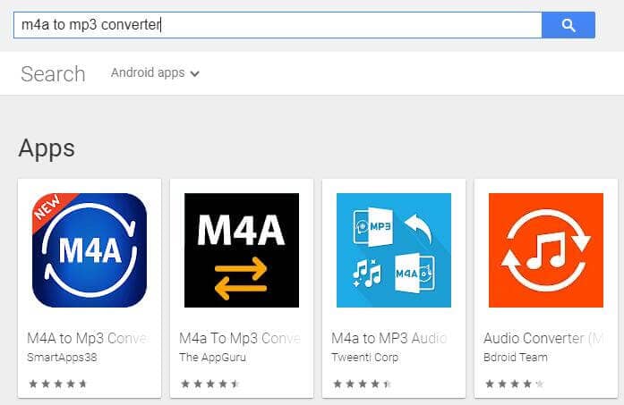 AndroidでM4AをMP3に変換する方法