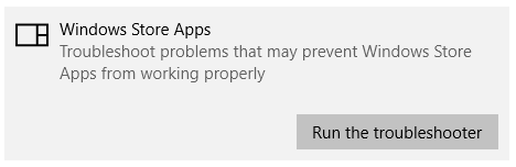 Exécuter l'utilitaire de résolution des problèmes Windows 