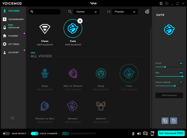 Voicemod voice changer