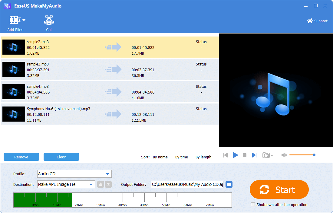 Burn songs onto a CD - 2