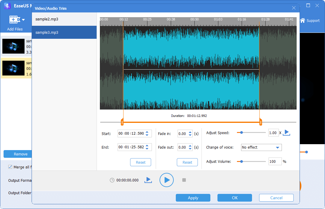 Combine audio files - 3