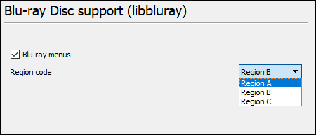change region in vlc
