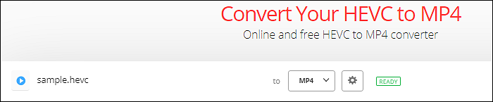 convertir hevc en mp4 avec convertio