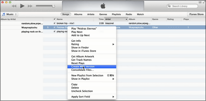 Start converting iTunes to MP3 on Mac