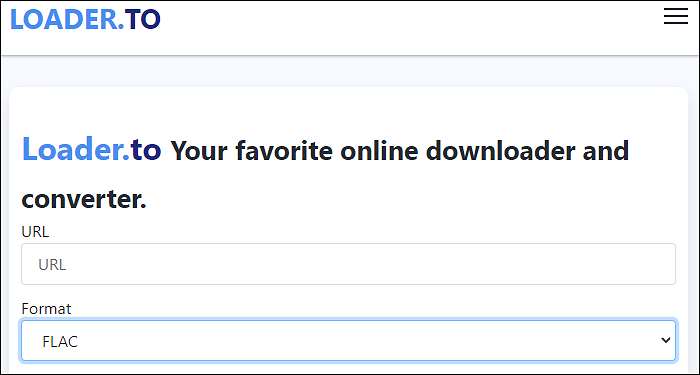 Downloader de vídeo Loader.to