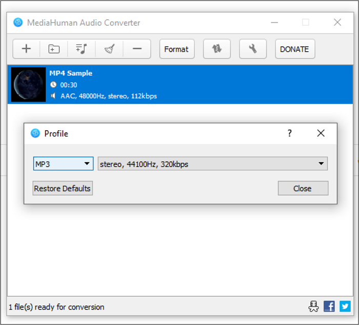Video to MP3 converter