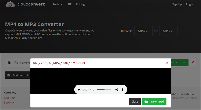 Konvertieren Sie TikTok in MP3