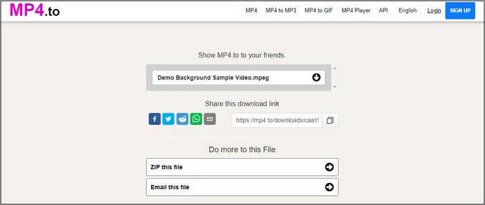 MP4.to Convert MP4 to MPEG2 Online