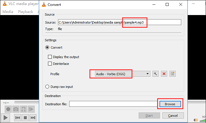 Convertir OGG en MP3 avec VLC