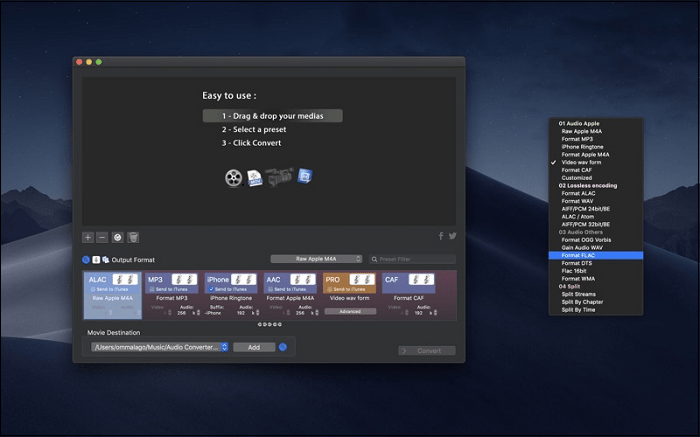 Convertire MP4 in M4A su Mac