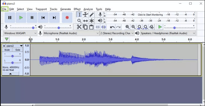 Save deleted audio file