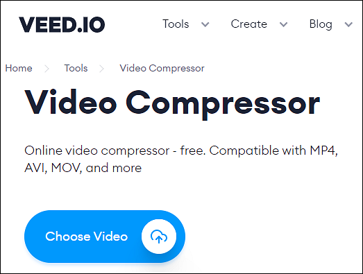 veed video compressor