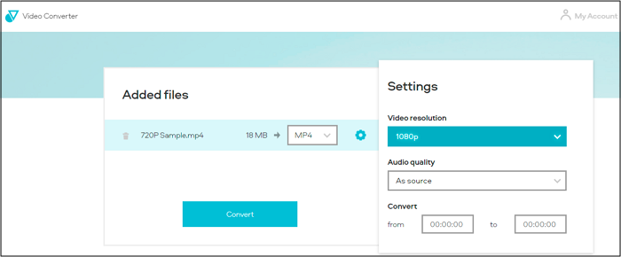 video converter online for 720p to 1080p