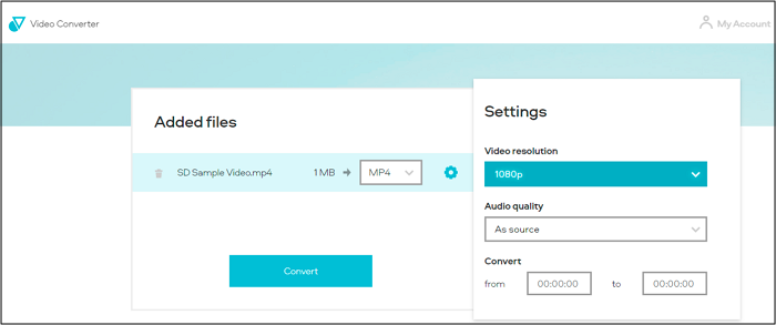 Video Converter to change SD video into HD