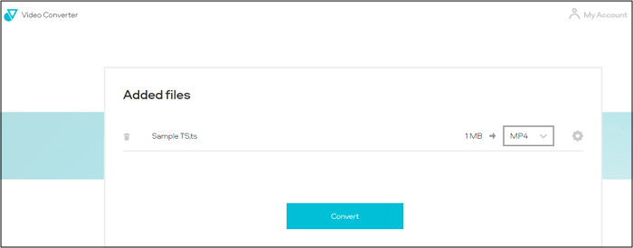Online TS to MKV converter