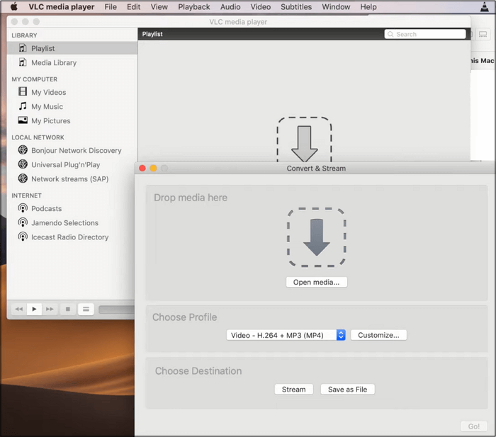 Select Video H.264+MP3