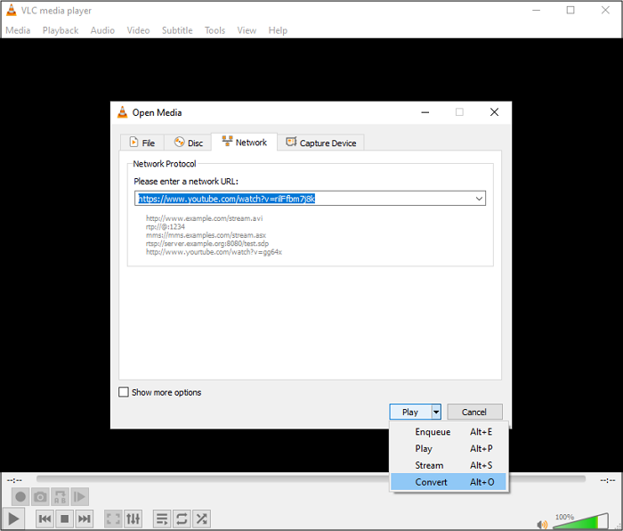 Copy and paste YouTube URL