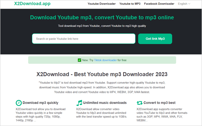 X2Baixar conversor de YouTube para MP3