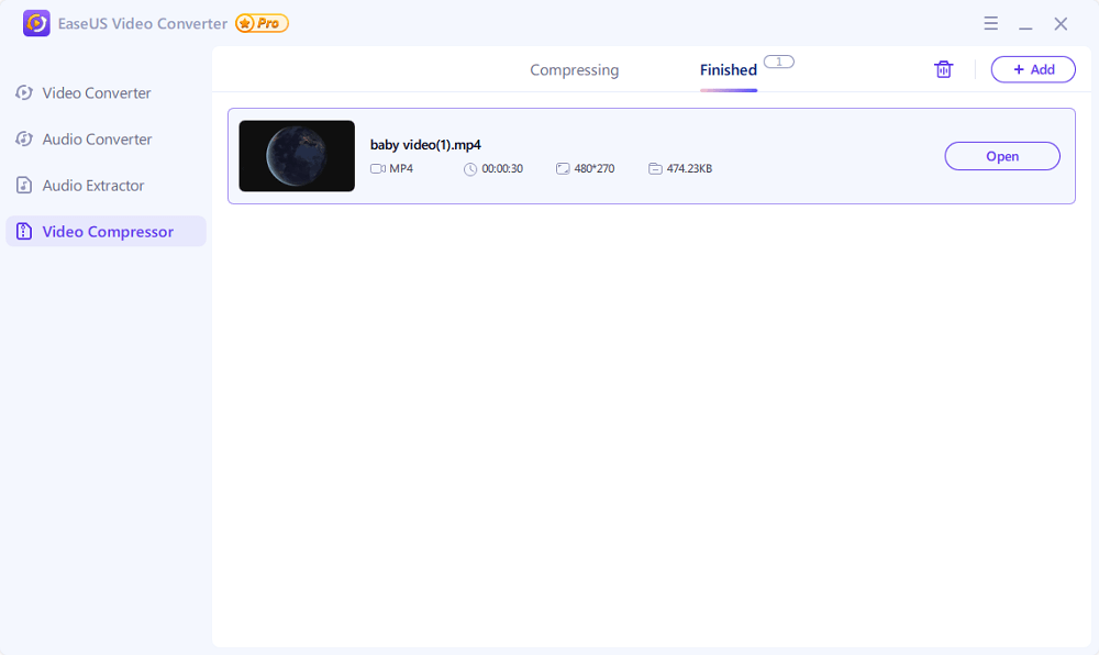 Compress completed