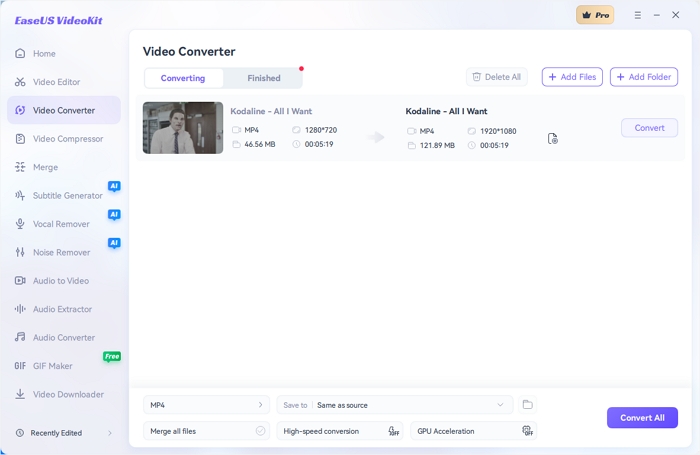 EaseUS VideoKit
