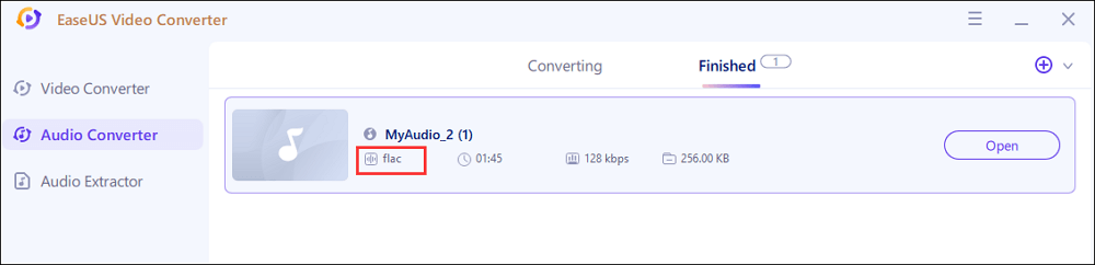 save flac audio