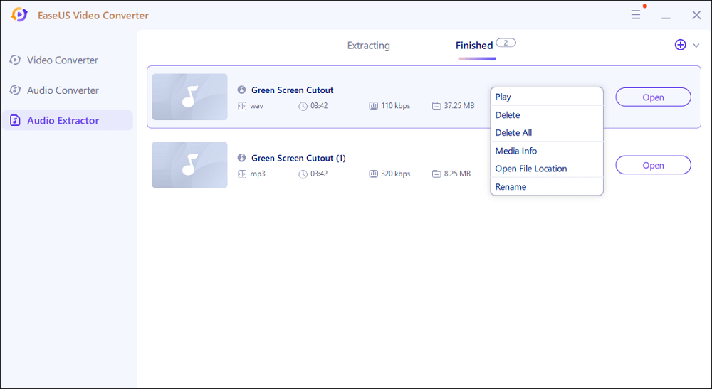 View output file