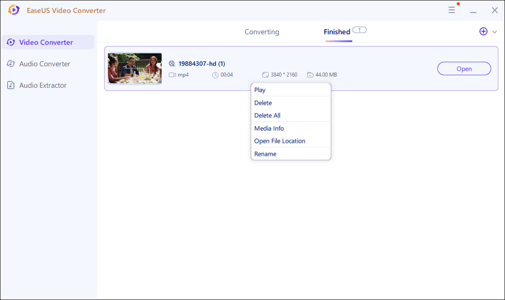 View output file