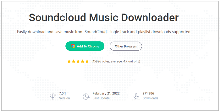 Downloader de música AddonCrop Sound Cloud
