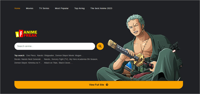 página inicial de anime maluco