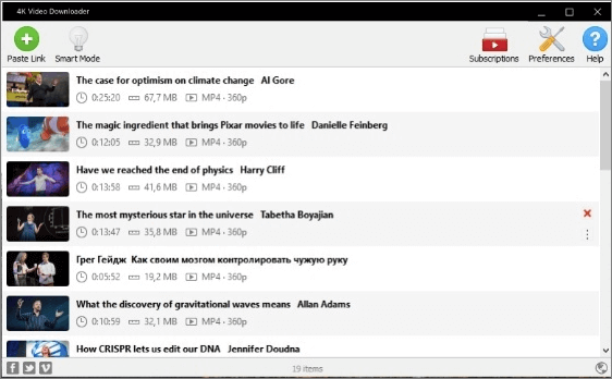 baixador de vídeo 4k