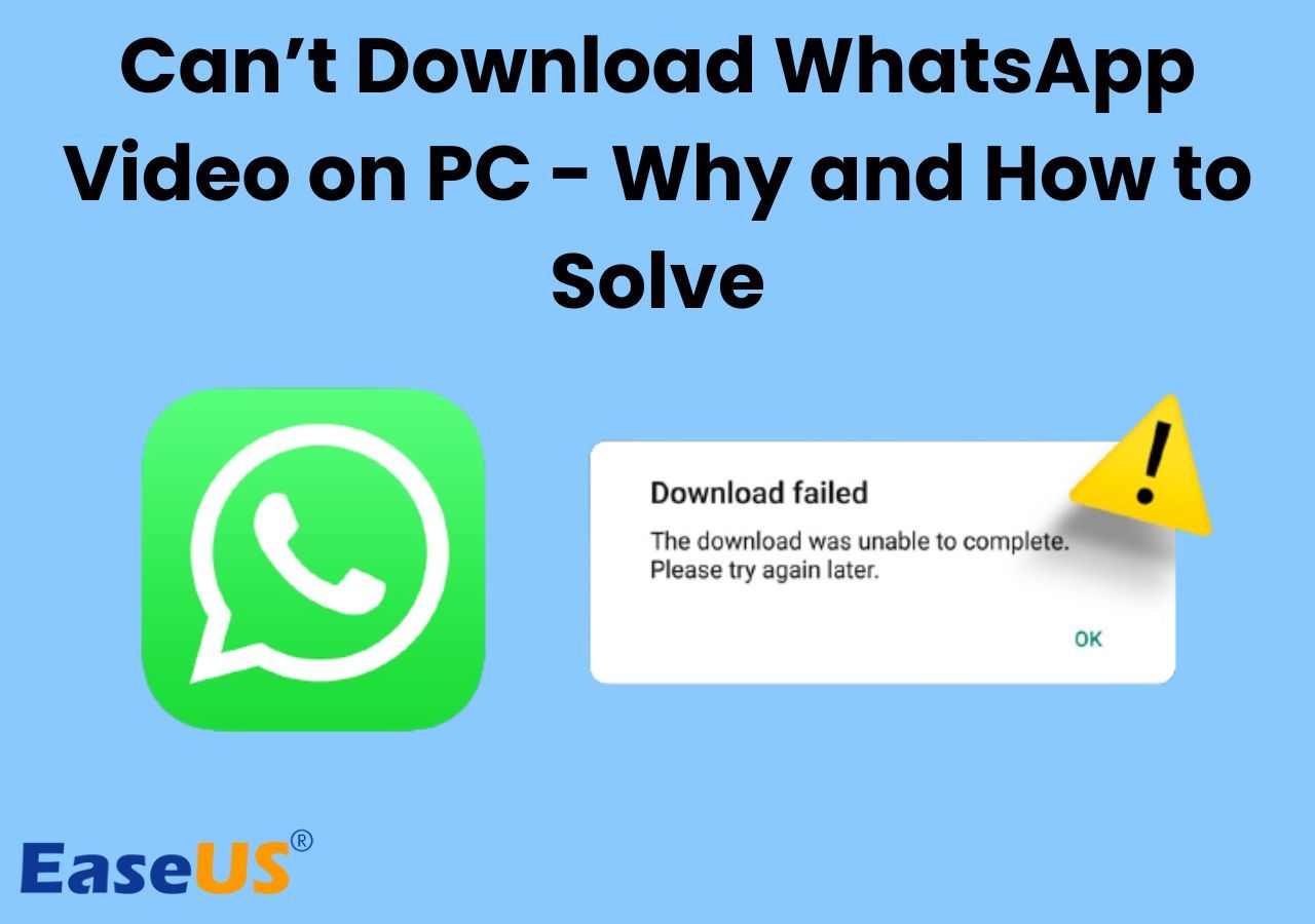 WhatsApp-Videos können nicht heruntergeladen werden