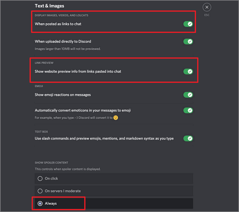 Einstellungen in Discord ändern