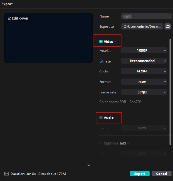 click-export-on-capcut-format-choose