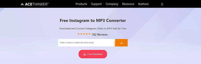 Konvertieren Sie Instagram mit Online-Konvertern in MP3